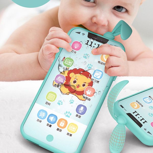 

early childhood educational smart touch screen phone baby enlightenment toy simulation multi-function phone