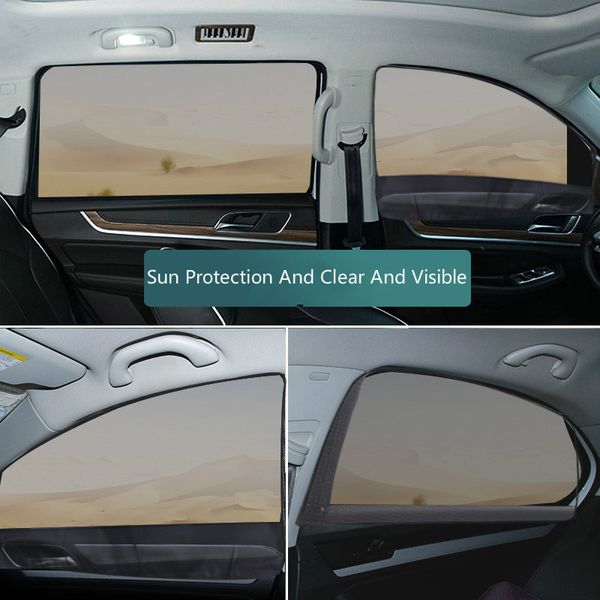 

46*72 cm summer cool car sunshade front seat sunshade heat insulation window screen car sun visor side
