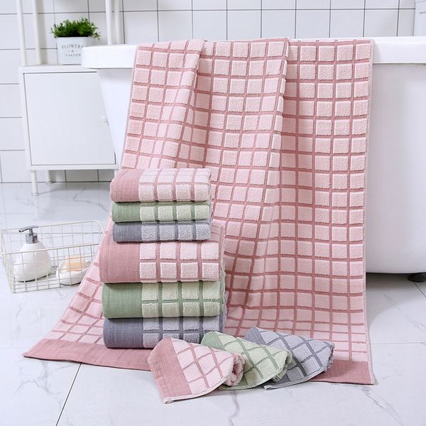 

cotton towel bath towel three-piece set thick absorbent