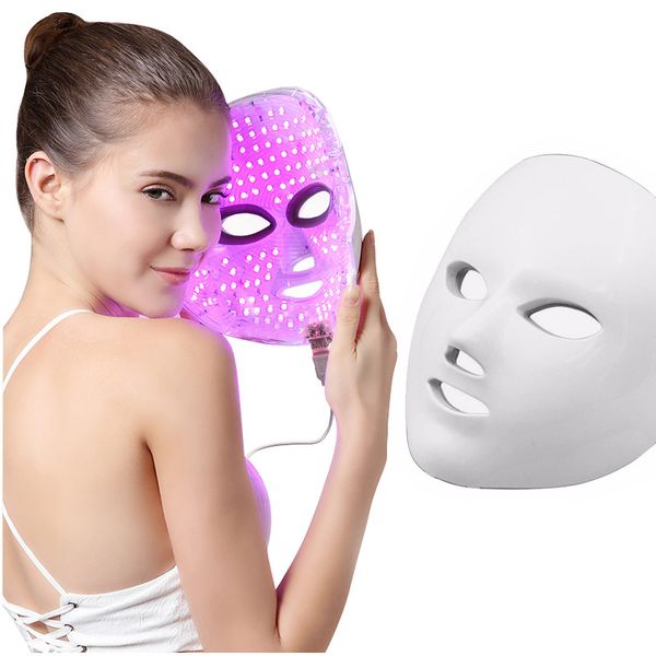 

health beauty 7 colors lights led pn pdt facial mask face skin care rejuvenation therapy device portable home use ing