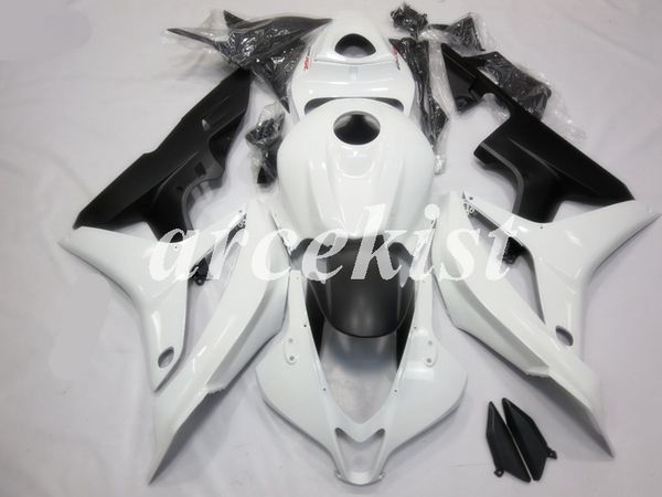 

новый abs инъекция мотоцикл полный обтекатели комплекты, пригодный для honda cbr600rr f5 2007 2008 07 08 600rr кузовостроение комплект белог