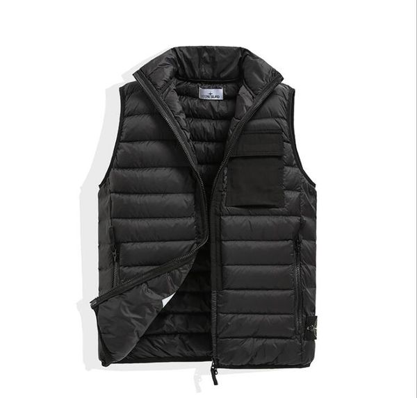 

stone pirate st on e is lan d down jacket vest down jacket vest island fast delivery, Black;white