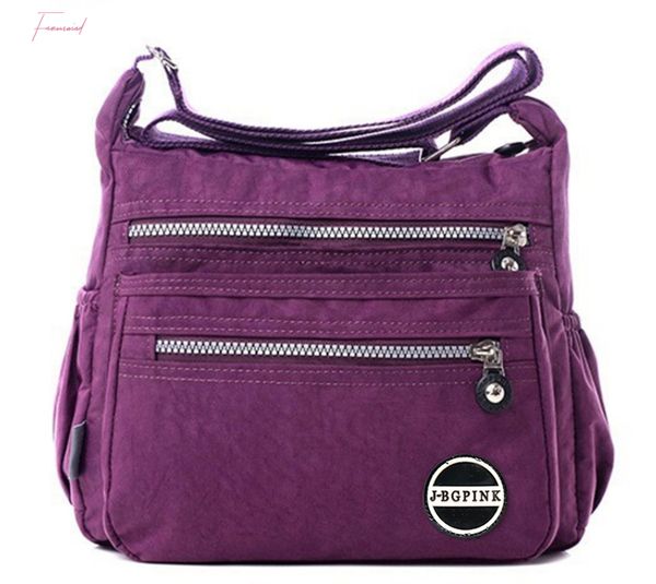 

fashion women shoulder bag 2020 new casual lolita nylon bag shoulder messenger multilayer bags women bag bolsos sac a main