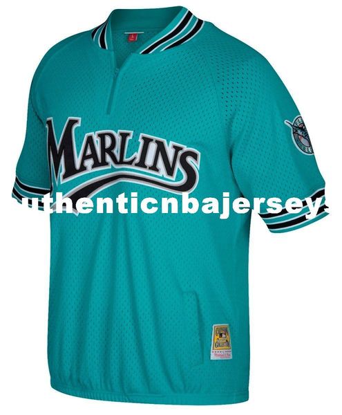 

andre dawson florida #8 mitchell & ness retro 1995 warm-up jacket, Black;blue