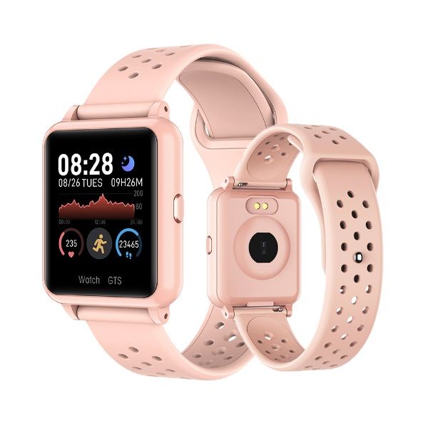 

p8 smart watch men women heart rate monitor bracelet sleep blood pressure fitness tracker waterproof color sport square watch