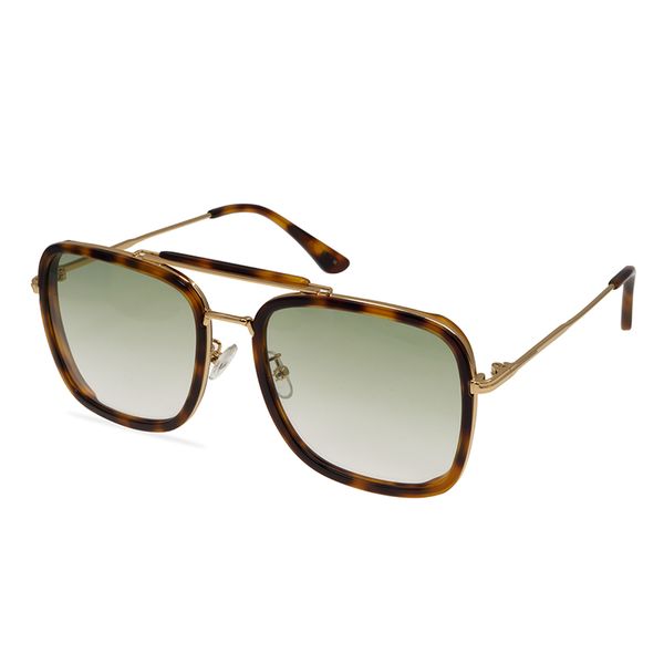 

2020 ft fashion acetate sunglass Ã³culos de sol women men fashion square shape brand design with case, White;black