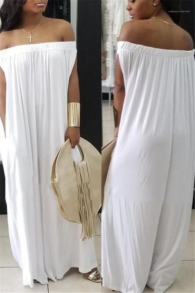 

color full length rompers loose plus size womens jumpsuits designer off the shoulder jumpsuits fashion natural, Black;white