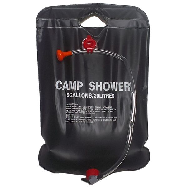 

солнечный душ camp душ мешок 20 литров черный