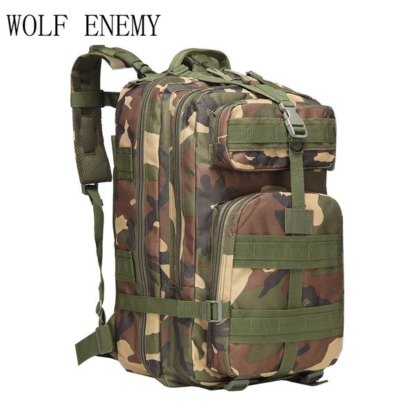 

45l 3p backpack molle outdoor tactical backpacks 1000d nylon travel climbing bags outdoor sport hiking camping army bag
