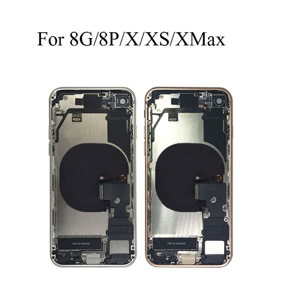 

Задняя крышка для iphone 8g 8 плюс х Xs Макс Вернуться средний кадр шасси Полный Узел ко