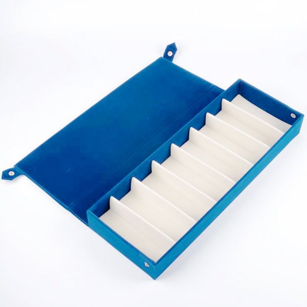 

8 grids holder multipurpose sunglass box lockable tray artificial suede jewelry storage case portable display large tidy tool, Silver