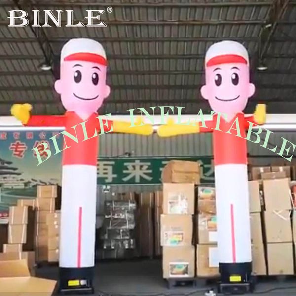

10ft/3m air dancer sky dancer inflatable tube man with waving hand puppet wind flying promotional balloons advertising wave man
