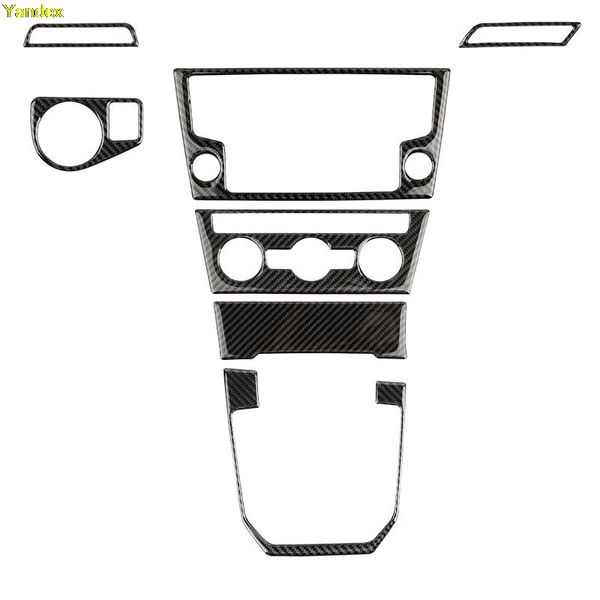

yandex 7pcs modified interior carbon fiber panel for lamando 2017
