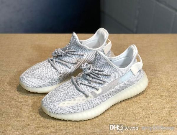 

2019 v2 3m reflective static clay правда форма hyperspace белый черный белый разводят мужские кроссовки kanye west женщины мода спорт кроссо