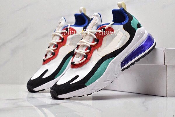 

270 Running Shoes Men Sports Shoes And Women BAUHAUS OPTICAL White University Red Olive Volt Colorful Reacts Eur 36-45