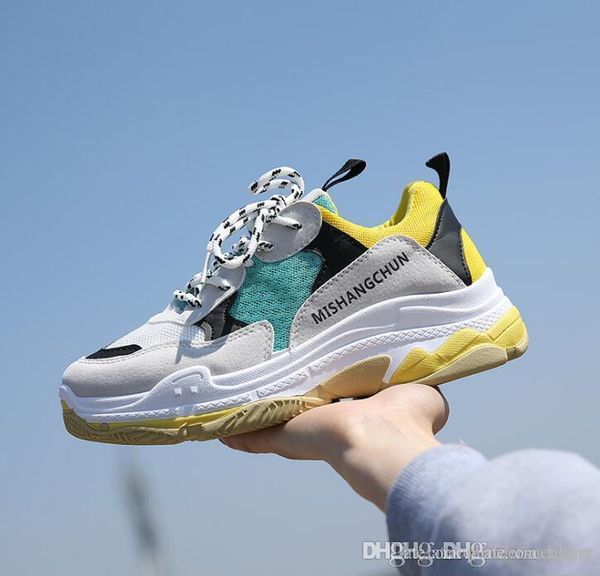 

2020 fashion women men tripe s casual shoes sports running shoes sneakers, Black