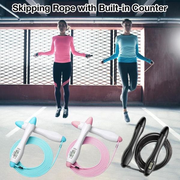 

skipping rope with built-in counter for exercise men women children