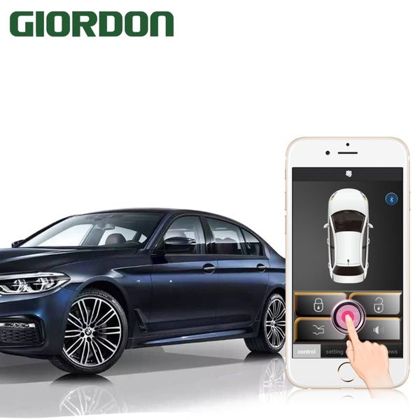 

smart phone automatic induction control car, mobile phone remote start a key start anti-theft system with engine lock function