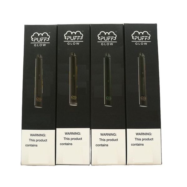 

Новый СЛОЙКА BAR GLOW Одноразовые устройства Бобы Предварительно заполненные Starter Kit 280mAh Аккумулятор 1,4 мл картридж Vape Pen Испарители