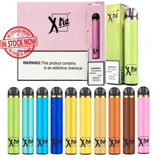 

Новые Puff Xtra Одноразовые Vape Pen 1500puffs Предварительно заполненные 5,0 мл картридж Телеги Бобы Starter Kit Испарители Pop Батончики Plus System Device Vapor