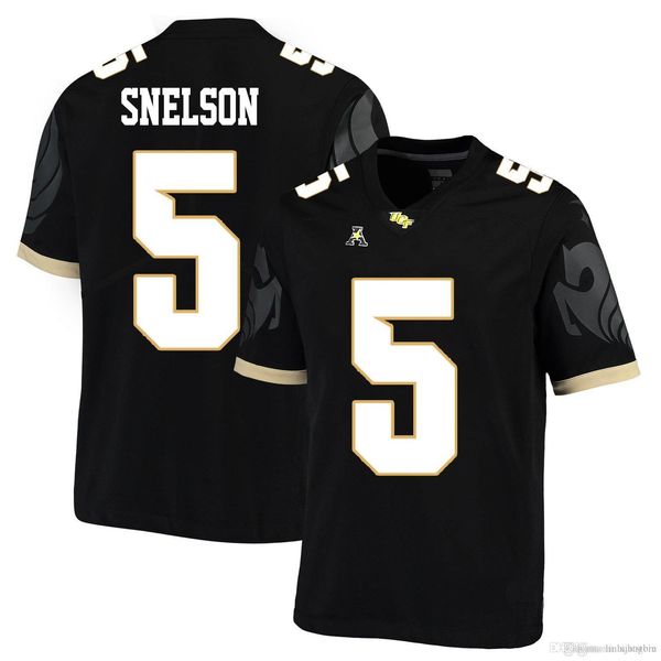 

dylan barnas stitched men's ucf knights jake hescock eric mitchell eriq gilyard college football jersey 4xl, Black