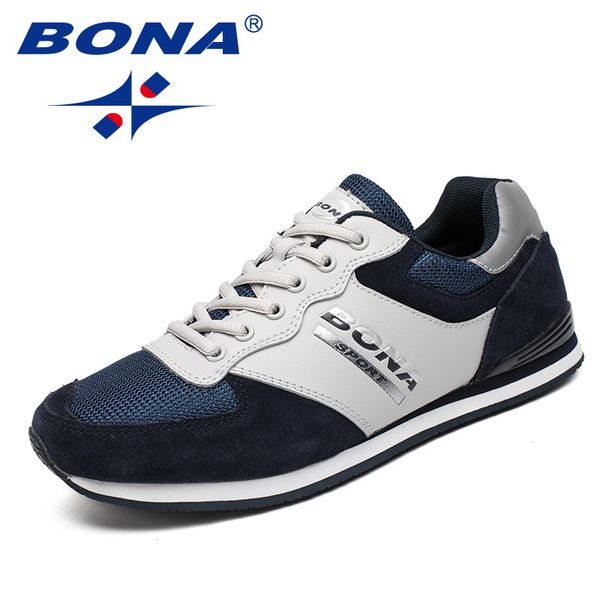 

bona new classics style men running shoes outdoor jogging sneakers lace up male athletic shoes comfortable soft ing