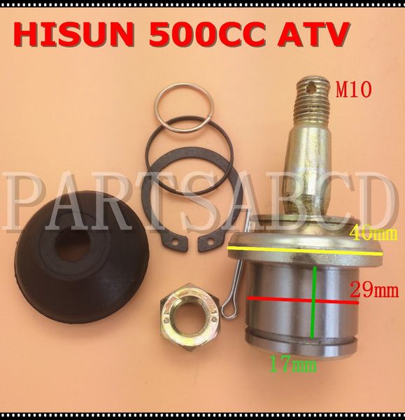 

tir rod end ball joint for hisun 500cc 700cc atv quad parts 62410-107-0000