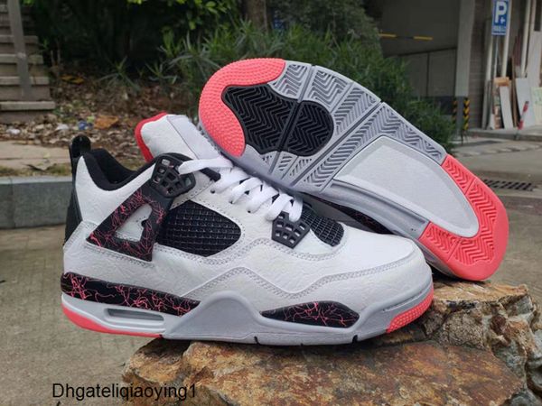 

2020 новые 4 pale citron 4s низких мужчин баскетбола обувь спортивных кроссовок на открытом воздух тренеров размера высокого качества 7-13, Black