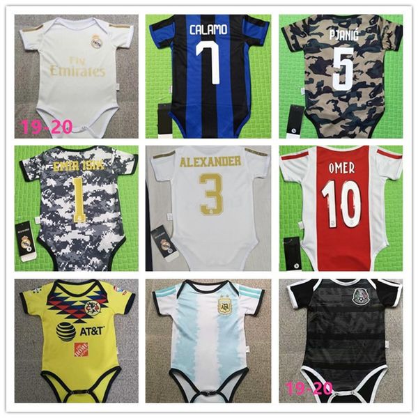 

19 20 ajax baby jer ey mexico argentina real madrid baby jer ey 2019 20 me i pogba 6 18 month baby hirt, Black;yellow