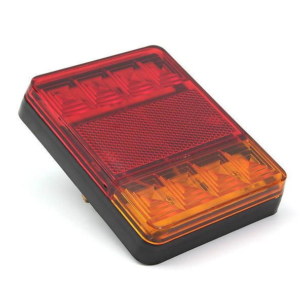 

2pcs 8 led auto rear light tail led lamp universal waterproof truck auto trailer boat car side light lamps dc12v