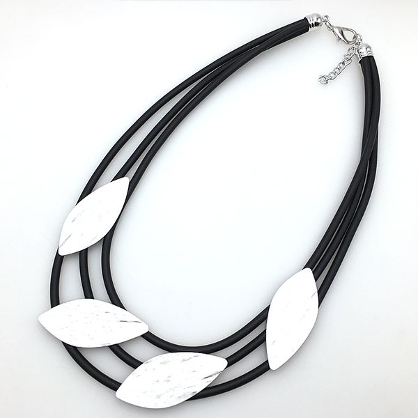 

empress 2019 new women necklaces with tree leaf jewelry gift friend valentine's day choker collares punk gothic neck lace chain, Silver
