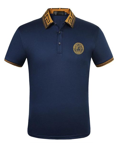 

99 ummer cotton polo t hirt men lei ure fa hion pablo x0 13 ver ace t hirt polo, White