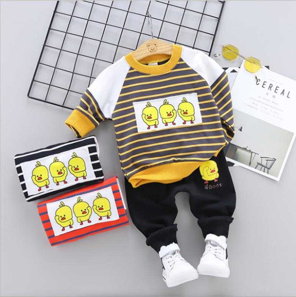 

2020 new spring and autumn foreign style baby sports children's autumn children's sweater two-piece tide clothing, White