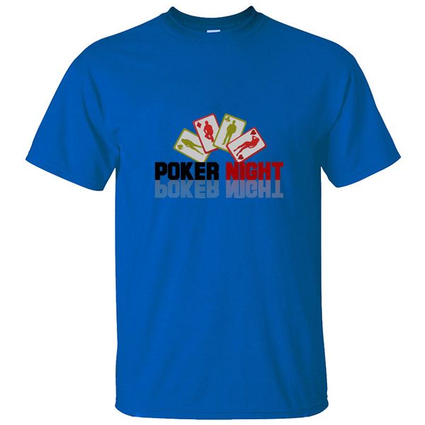 

new style poker night men t shirt 100% cotton short-sleeve clothes t-shirt for men plus size 3xl tee, White;black