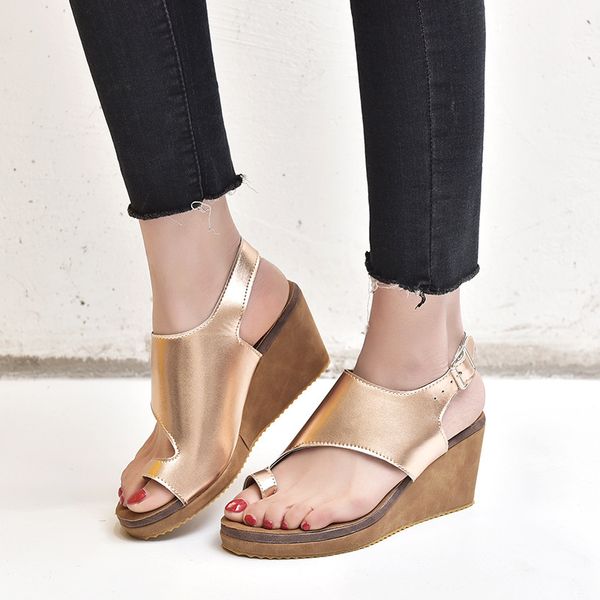 

size 35~43 sandals women wedges summer women shoes #qjb-1911, Black