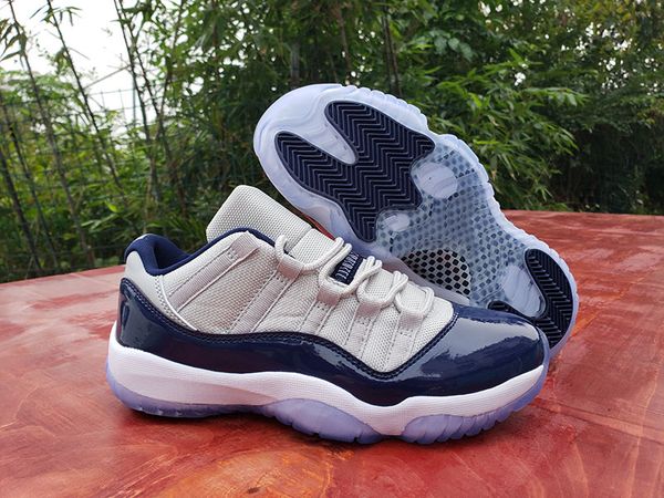 

11 low wmns concord white dark blue men basketball shoes athletic sneakers low 11s jumpman trainer mens shoes