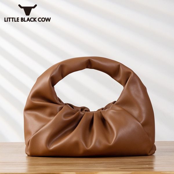 

pouch soft pu leather women new handbag fashion hand purse clutch bag dumpling shoulder bag ladies party packing