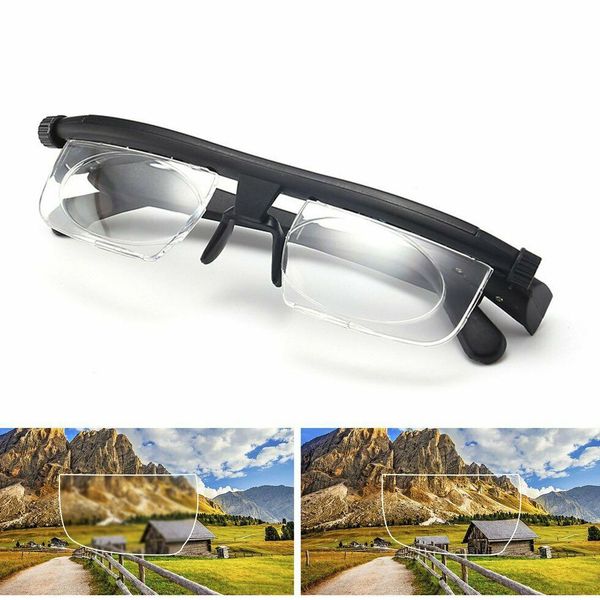 

reading glasses magnifier spectacles myopia presbyopia optical glasses for sight adjust focal length -6 to + 3 eyeglasses