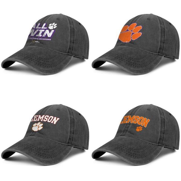 

clemson tigers arch & logo black for men and women trucker denim cap cool fitted golf sports fashion baseball team stylish original, Blue;gray