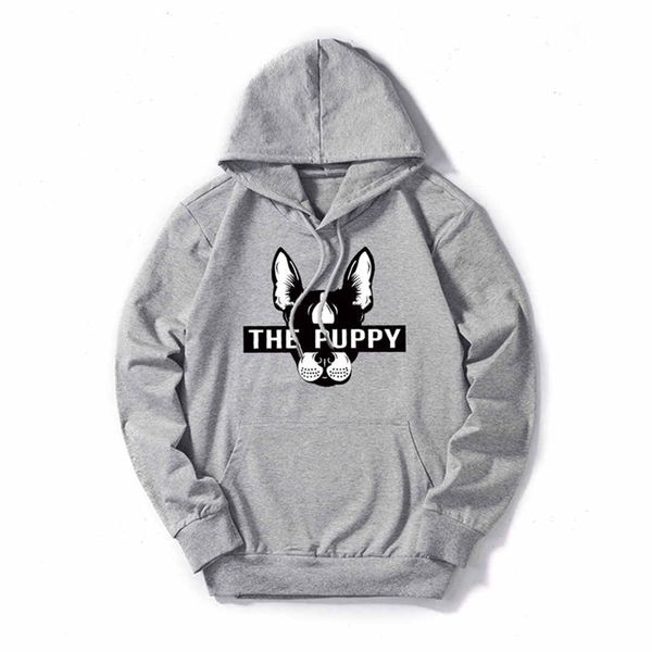 

mens designer hoodies luxury sweatshirt man hoodies streerwear designer brand pullovers long-sleeved little puppy printing highly quality, Black