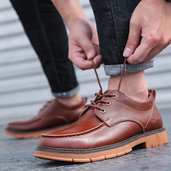 

men shoes fashion pu leather wedding business pointed oxfords casual formal chaussure homme zapatos de hombre 8.5, Black