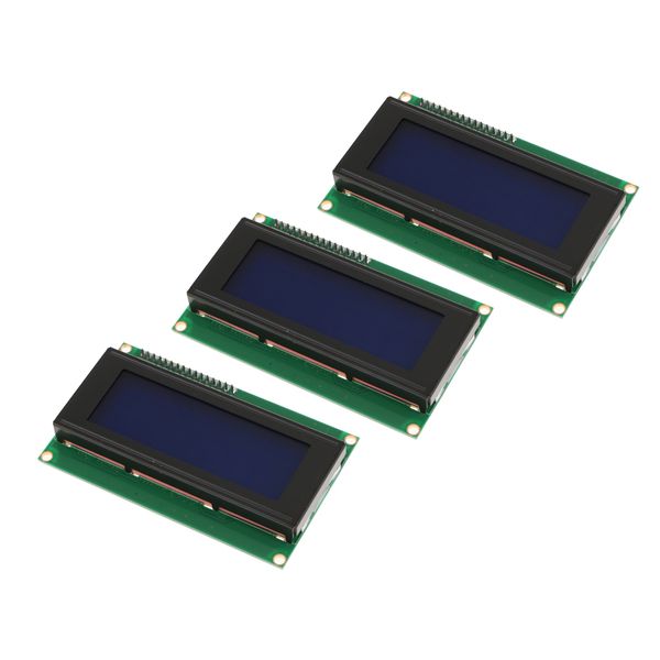 

3pcs blue serial iic/i2c 2004 20x4 character lcd module display for arduino