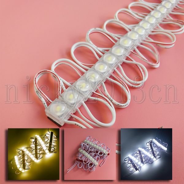 

12v 2835 led module light flexible strip tape lamp 1led injection cover ip65 waterproof small size for ad front window letter sign