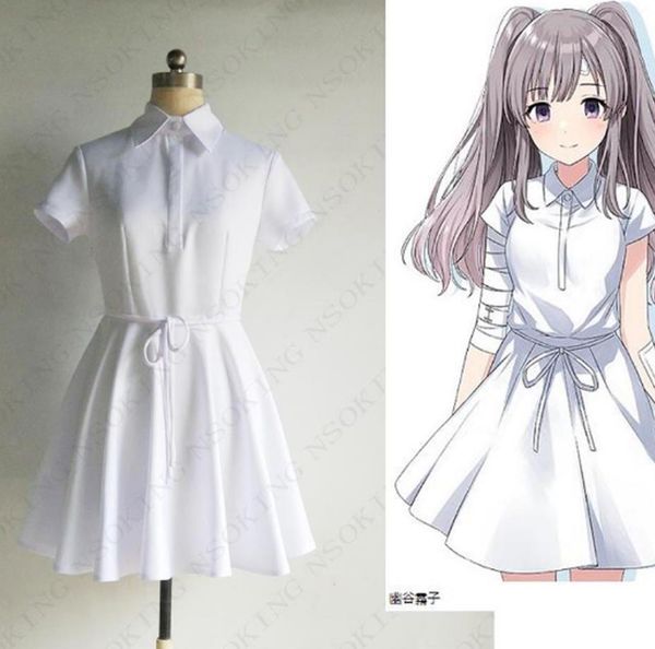 

аниме idolm @ ster yukoku кирико косплей костюм, Black;red