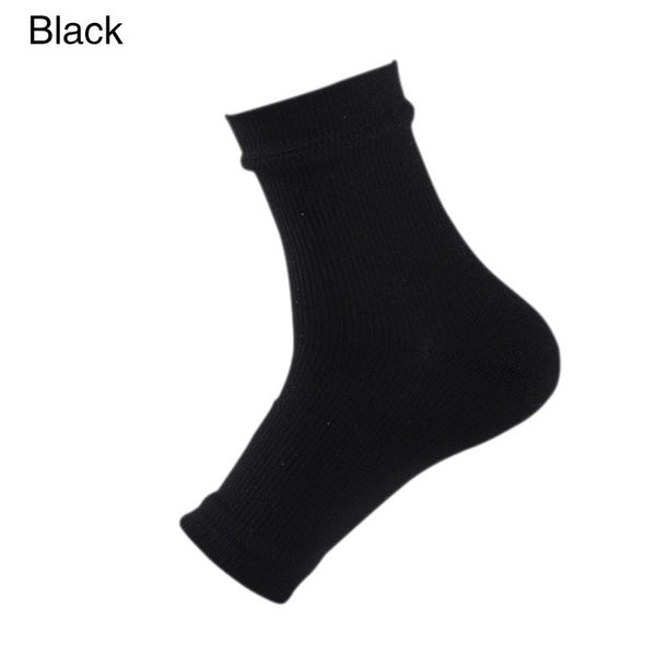 

comfortable footwear anti-fatigue compression socks men's ankles elastic women's ankle swelling relieving socks, Black
