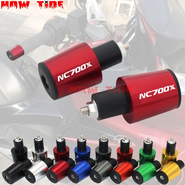 

motorcycle accessories 7/8'' 22mm handlebar grips handle bar cap end plugs for nc700 x nc700x nc 700x 2012-2013