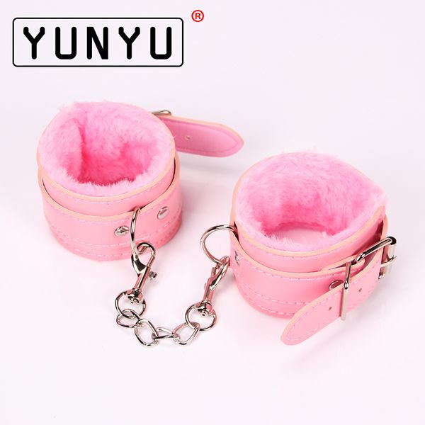 

1pair soft s leather hands pu slave products ankle restraints couple bondage c18112701 for bondage 3 colors toys fmlsw