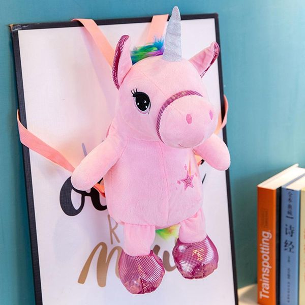 

kids unicorn backpack doll rucksack back to school handbag outdoor bag girl