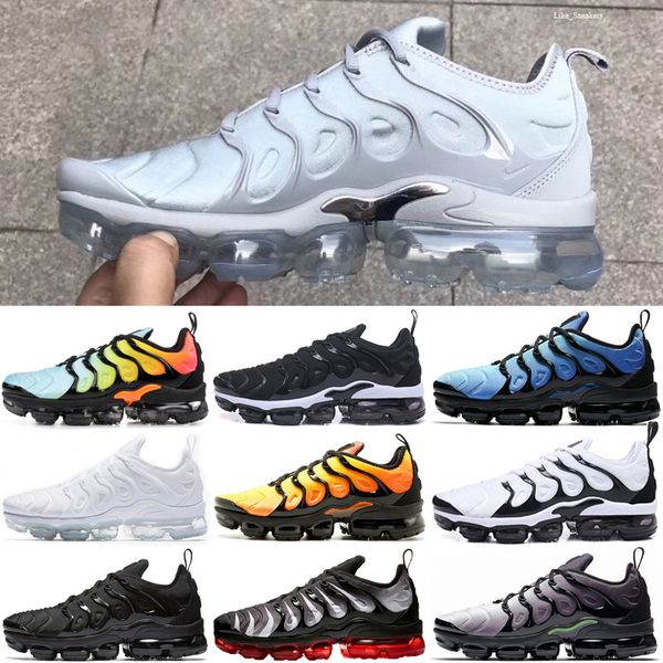 

2019 new vapors designers tn plus olive white silver shoes men shoes for male shoe maxes pack triple black casual shoes 36-45