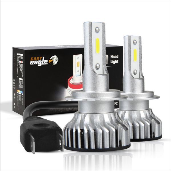 

new car led headlight bulb h7 h8 h9 h11 9005/hb3 9006/hb4 h4 hi lo beam headlight 24w 5000lm 6000k zes h4 led